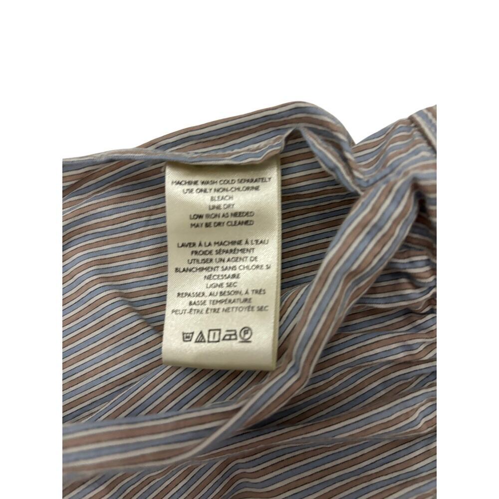 We The Free Cassie striped sleeveless crop shirt M 100% cotton festival academia - Picture 5 of 8